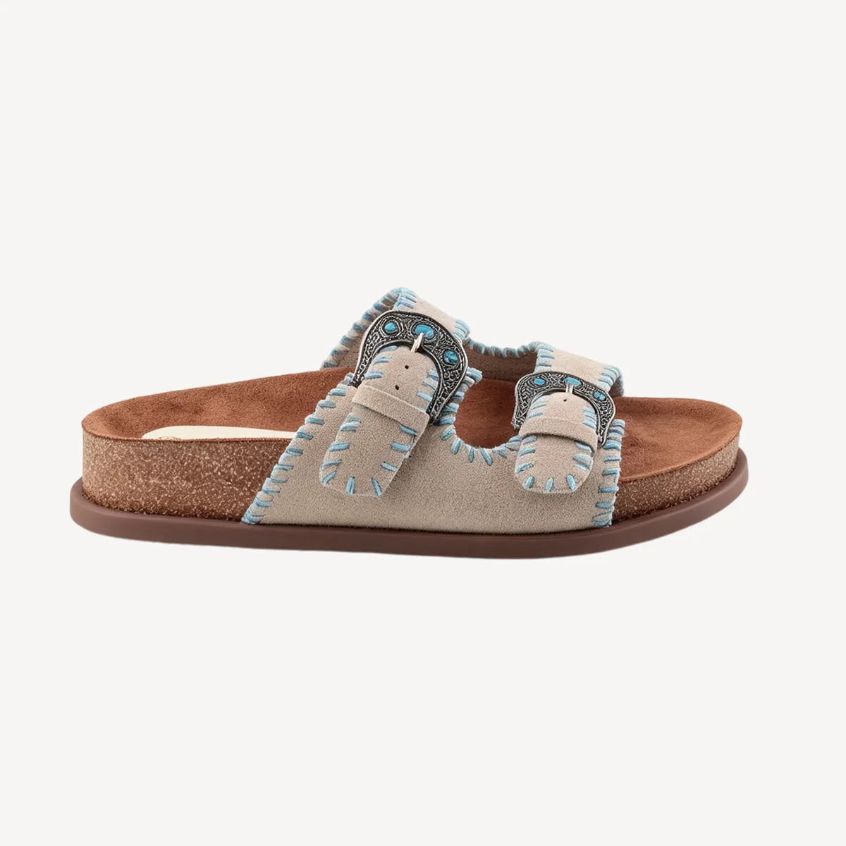 Studded sandal sample